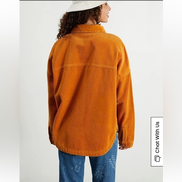 PacSun Marigold Oversized Corduroy Jacket- Shacket‎ Size M/L NWT - Picture 2 of 10